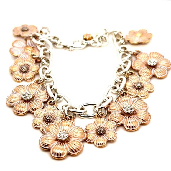 Lovely Brighton Flower Charm Bracelet - Picture 5 of 6